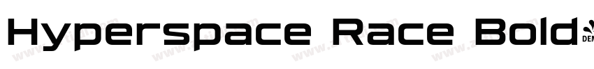 Hyperspace Race Bold字体转换